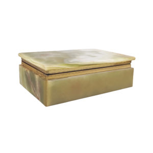 1960s Astonishing Box in Onyx. Made in Italy