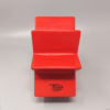 1980s Gorgeous Red Vase "Hsing" by Ettore Sottsass. Made in Italy
