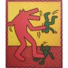 1990s Original Gorgeous Keith Haring Limited Edition Lithograph 1990s Original Gorgeous Keith Haring Limited Edition Lithograph
