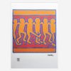 1990s Original Gorgeous Keith Haring Limited Edition Lithograph
