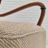 1960s, Danish design, armchair in quality furniture wool fabric.