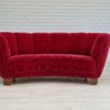 1960s, Danish vintage 3 seater "Banana" sofa, original very good condition. 1960s, Danish vintage 3 seater "Banana" sofa, original very good condition.