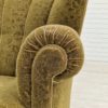 1950s, Danish vintage relax chair in green fabric, original condition. 1950s, Danish vintage relax chair in green fabric, original condition.