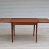 1960, Danish design, unfolded dining table, teak wood.