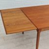 1960, Danish design, unfolded dining table, teak wood.
