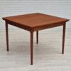1960, Danish design, unfolded dining table, teak wood.