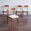 Danish Dining Chairs by Ton Czechoslovakia, 1960s, Set of 4 Danish Dining Chairs by Ton Czechoslovakia, 1960s, Set of 4