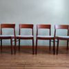 Danish Teak Dining Chairs by H.Kjearnulf, 60s