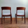 Danish Teak Dining Chairs by H.Kjearnulf, 60s