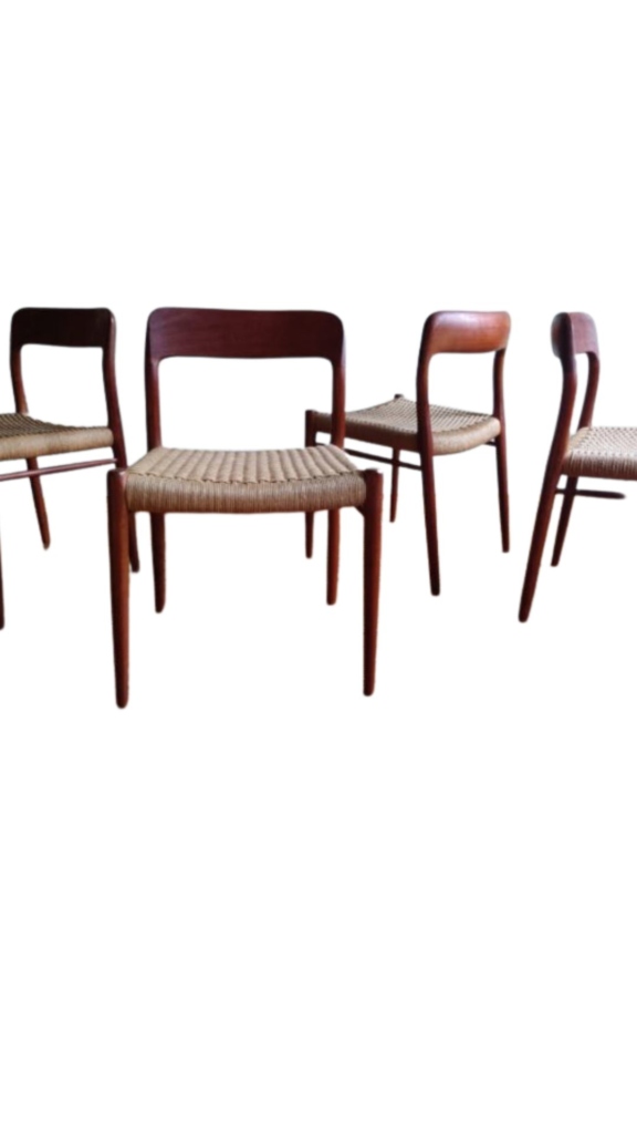Dining Chairs by Niels Otto Mølller, Set of 4