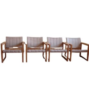 Diana Safari Lounge Chairs by Karin Mobring for Ikea, 1970s, Set of 2