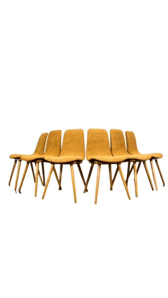 Set Of 6 Chairs Model A 6150 From Zakłady Mebli Giętych – Radomsko (Fameg), 1960s
