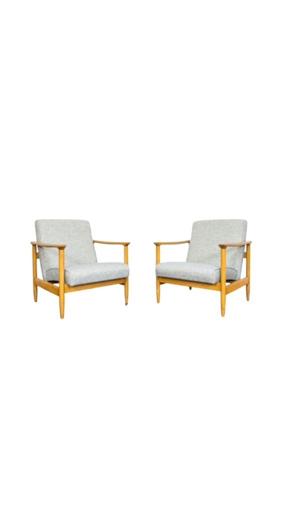 Pair of armchairs GFM 142 by Edmund Homa, 1960’s