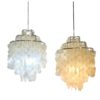 Pair of VERNER PANTON "FUN" PENDANT LIGHTS EDITED BY FRANDSEN