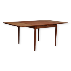 1960, Danish design, unfolded dining table, teak wood.