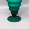 1960s Astonishing Green Vase in Murano Glass By Michielotto