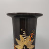 1970s Gorgeous brown vase ceramic by SIC hand-painted. Made in Italy