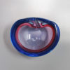 1960s Astonishing Blue and Pink Ashtray/Vide Poche By Flavio Poli for Seguso