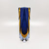 1960s Astonishing Blue Vase By Mandruzzato. Made in Italy