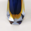 1960s Astonishing Blue Vase By Mandruzzato. Made in Italy