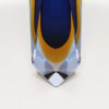 1960s Astonishing Blue Vase By Mandruzzato. Made in Italy