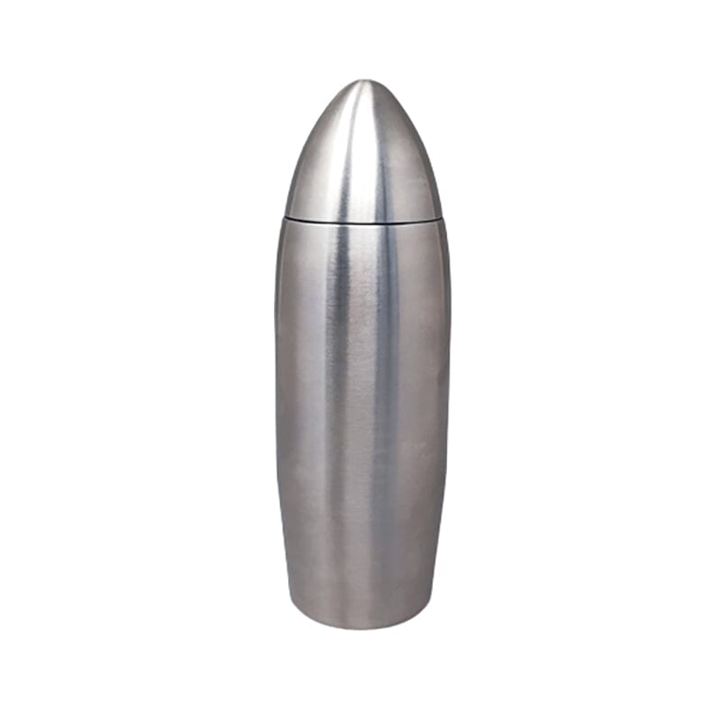 1960s Stunning Cocktail Shaker “Bullet” in Inox. Made in Italy