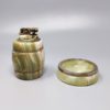 1960s Gorgeous Smoking Set in Onyx. Made in Italy