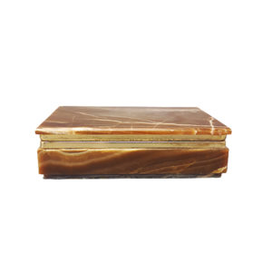 1960s Astonishing Box in Onyx. Made in Italy