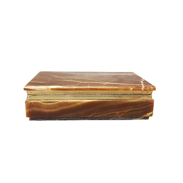 1960s Astonishing Box in Onyx. Made in Italy