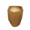 1970s Gorgeous Polyedric Vase by Dogi in Murano Glass. Made in Italy