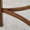 1950s, Danish design, coffee table, glass, oak wood, original condition.