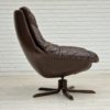 1970s, Vintage Danish leather armchair by H.W.Klein, original condition.