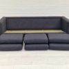 Danish reupholstered sofa, model GE300 by H.J. Wegner, 1968