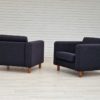 Danish set of 2 armchairs by H.J. Wegner, Model GE300 for Getama, 1968.