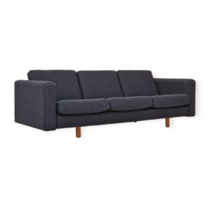 Danish reupholstered sofa, model GE300 by H.J. Wegner, 1968