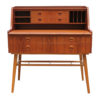 1960's Scandinavian Mid Century Teak Secretary Desk by AB Bröderna Gustafssons 1960's Scandinavian Mid Century Teak Secretary Desk by AB Bröderna Gustafssons