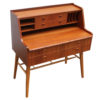 1960's Scandinavian Mid Century Teak Secretary Desk by AB Bröderna Gustafssons 1960's Scandinavian Mid Century Teak Secretary Desk by AB Bröderna Gustafssons