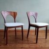 Danish dining chairs "Peter" by Niels Koefoed for Koefoeds Hornslet, Set of 4 Danish dining chairs "Peter" by Niels Koefoed for Koefoeds Hornslet, Set of 4