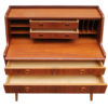 1960's Scandinavian Mid Century Teak Secretary Desk by AB Bröderna Gustafssons 1960's Scandinavian Mid Century Teak Secretary Desk by AB Bröderna Gustafssons