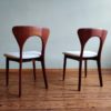 Danish dining chairs "Peter" by Niels Koefoed for Koefoeds Hornslet, Set of 4 Danish dining chairs "Peter" by Niels Koefoed for Koefoeds Hornslet, Set of 4