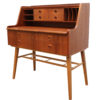 1960's Scandinavian Mid Century Teak Secretary Desk by AB Bröderna Gustafssons 1960's Scandinavian Mid Century Teak Secretary Desk by AB Bröderna Gustafssons