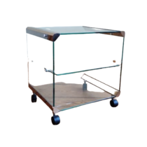 italien side table on wheels from Gallotti & Radice, 70s