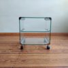 italien side table on wheels from Gallotti & Radice, 70s
