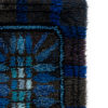 Scandinavian 20th century modern rya rug by Inger af Klercker. 161 x 114 cm (63 x 45 in) Scandinavian 20th century modern rya rug by Inger af Klercker. 161 x 114 cm (63 x 45 in)