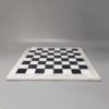 1970s Gorgeous Black and White Chess Set in Volterra Alabaster Handmade. Made in Italy