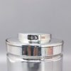 1960s Stunning ice bucket in stainless steel by Aldo Tura for Macabo