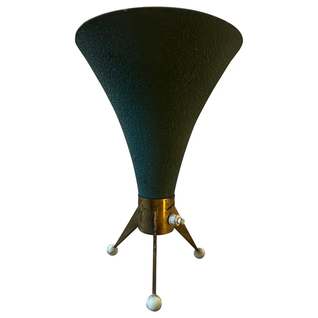 1950s Stilnovo Style Mid-Century Modern Brass Sputnik table Lamp