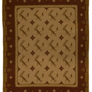 Scandinavian Art Deco Rug attributed to Greta Gahn, 1940s