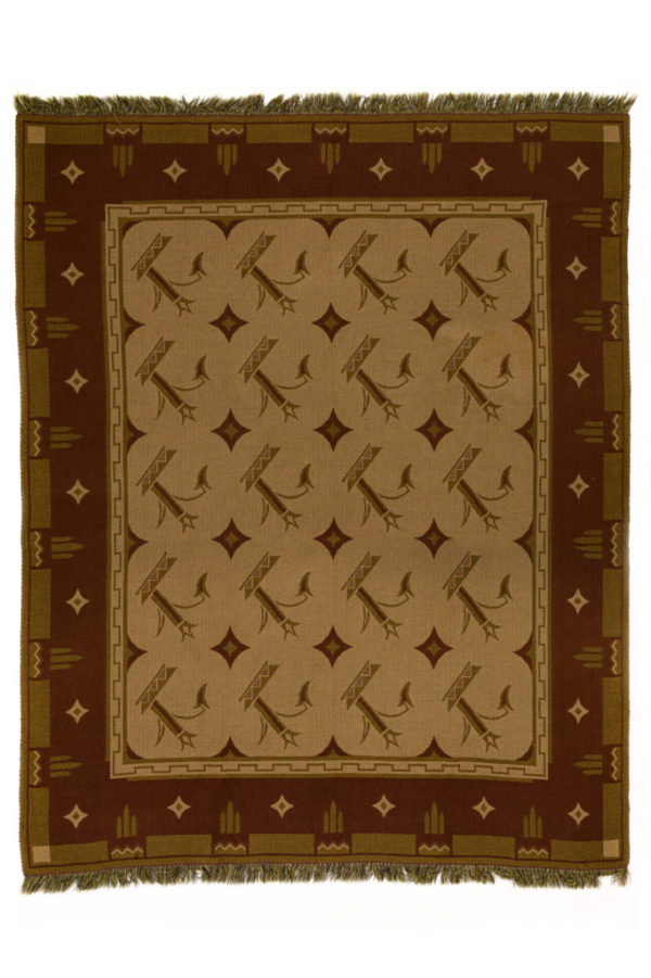 Scandinavian Art Deco Rug attributed to Greta Gahn, 1940s Scandinavian Art Deco Rug attributed to Greta Gahn, 1940s