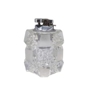1960 Stunning Table Lighter in Murano Glass by Antonio Imperatore. Made in Italy
